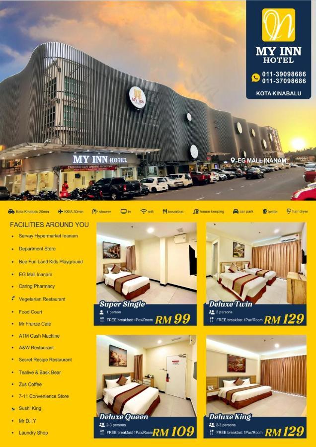 My Inn Hotel Inanam Экстерьер фото